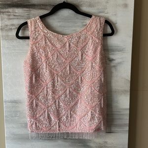 Gorgeous vintage beaded sweater top! One of a kind!